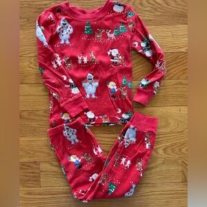 Pottery Barn Kids Rudolph Holiday Pajama Set